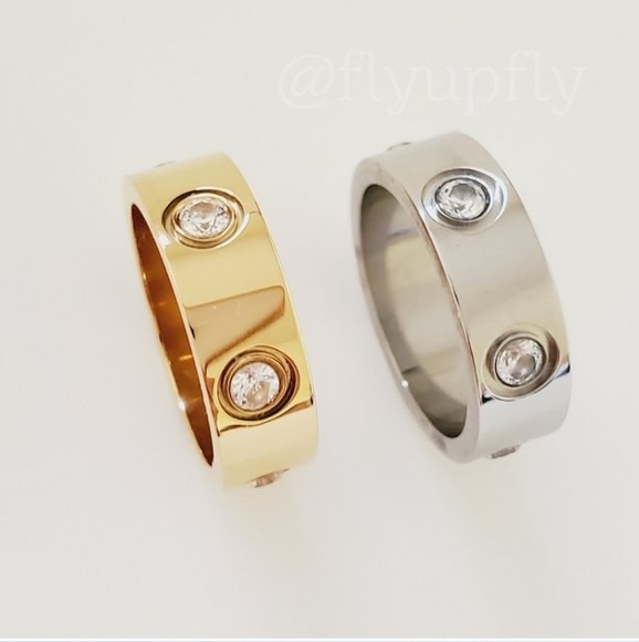 Ring 18k Gold Filled Stainless Steel Ring - Picture 9 of 11